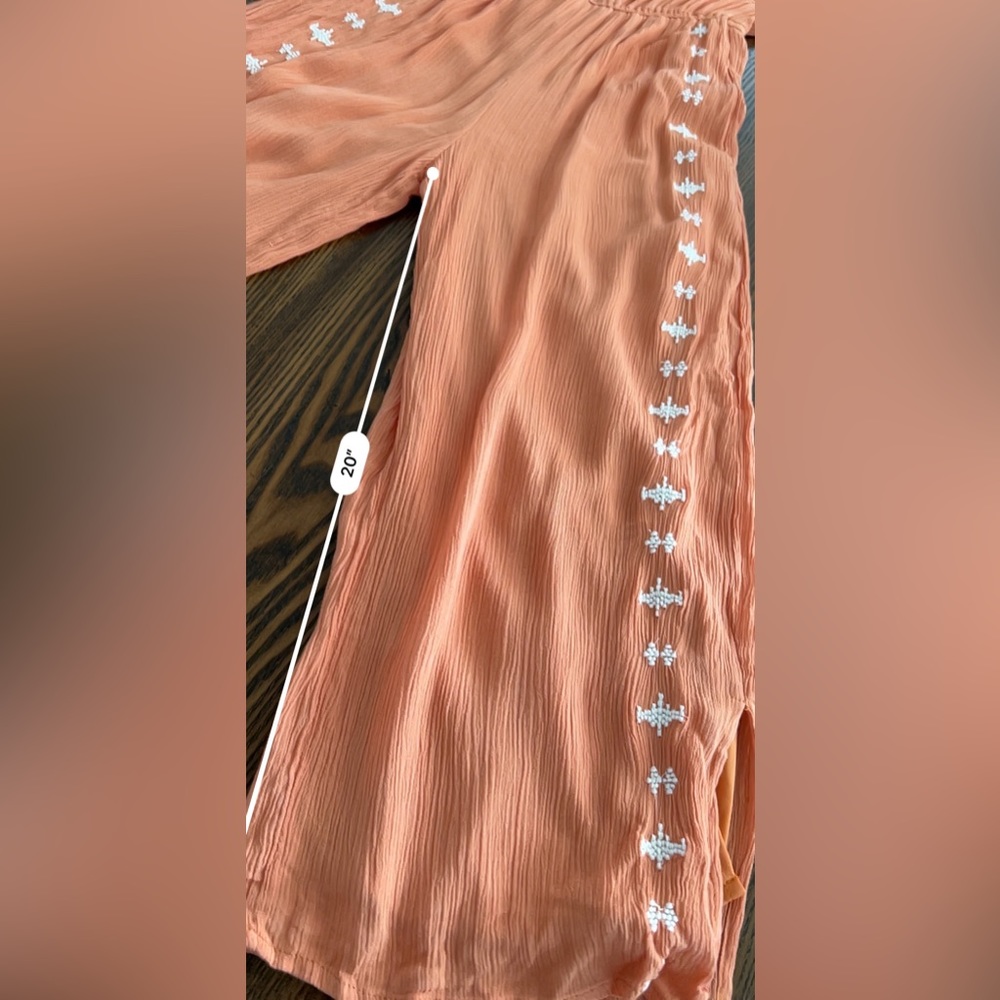 Sincerely Jules Jumpsuit women’s XS orange white NWT - Picture 12 of 14